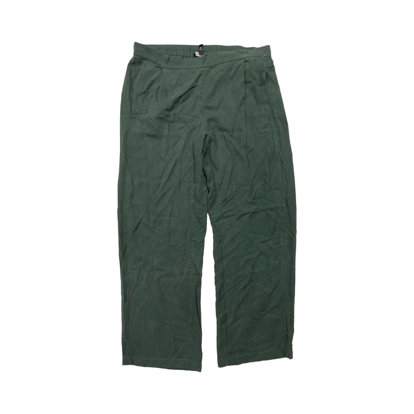 Pants Designer By Eileen Fisher In Green, Size:M