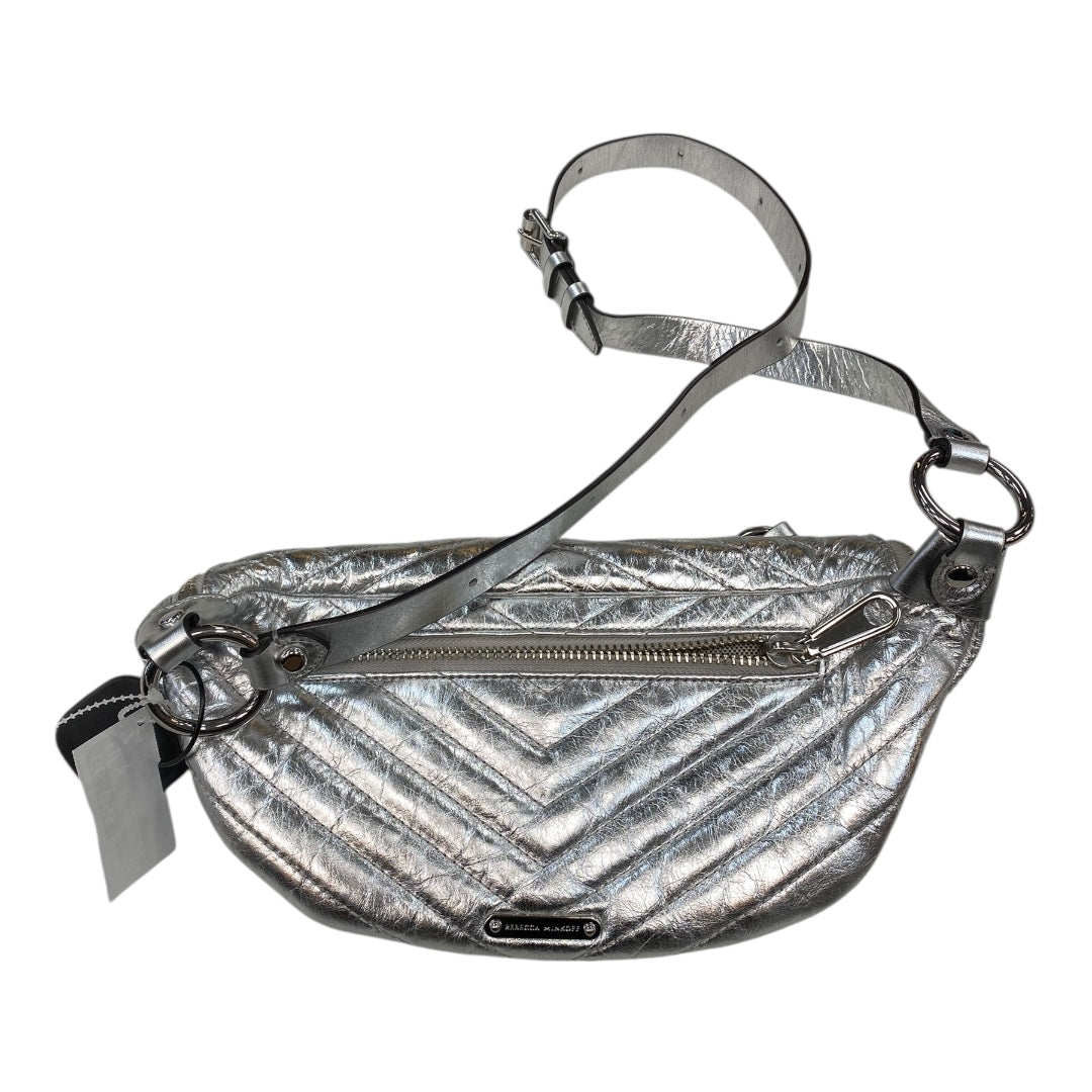 Belt Bag Designer By Rebecca Minkoff In Silver, Size:Large