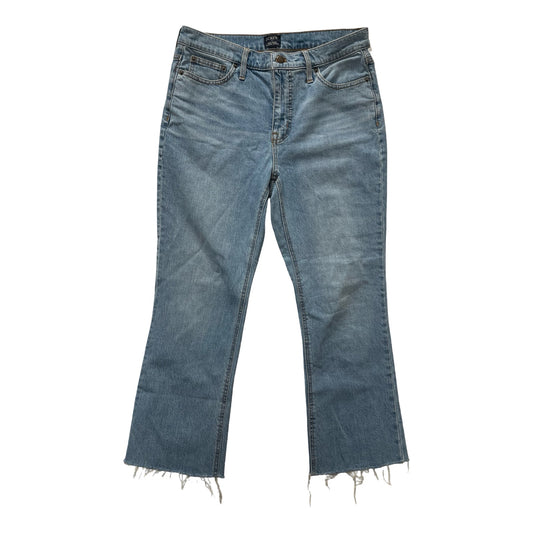Jeans Cropped By J. Crew In Blue Denim, Size:8
