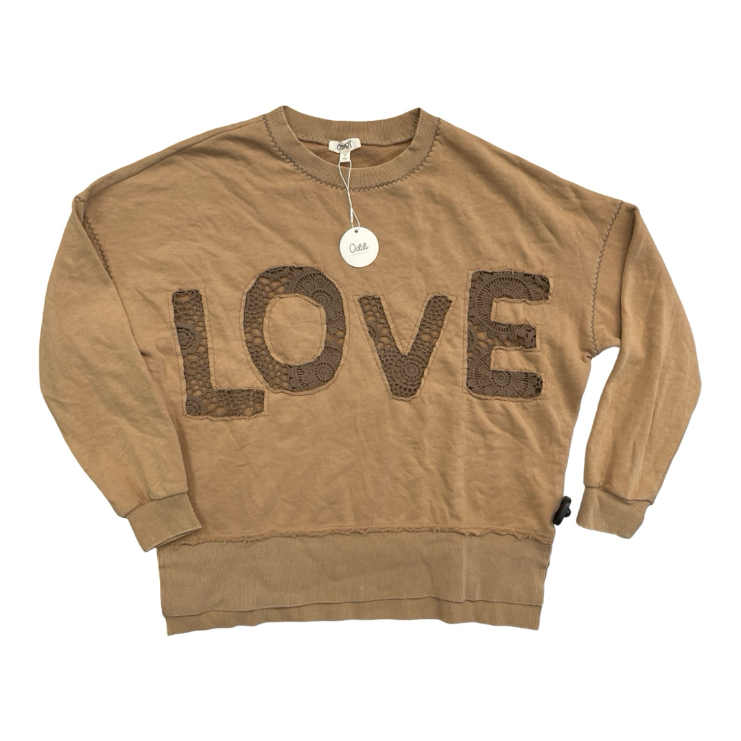 Top Ls By Oddi In Brown, Size:S