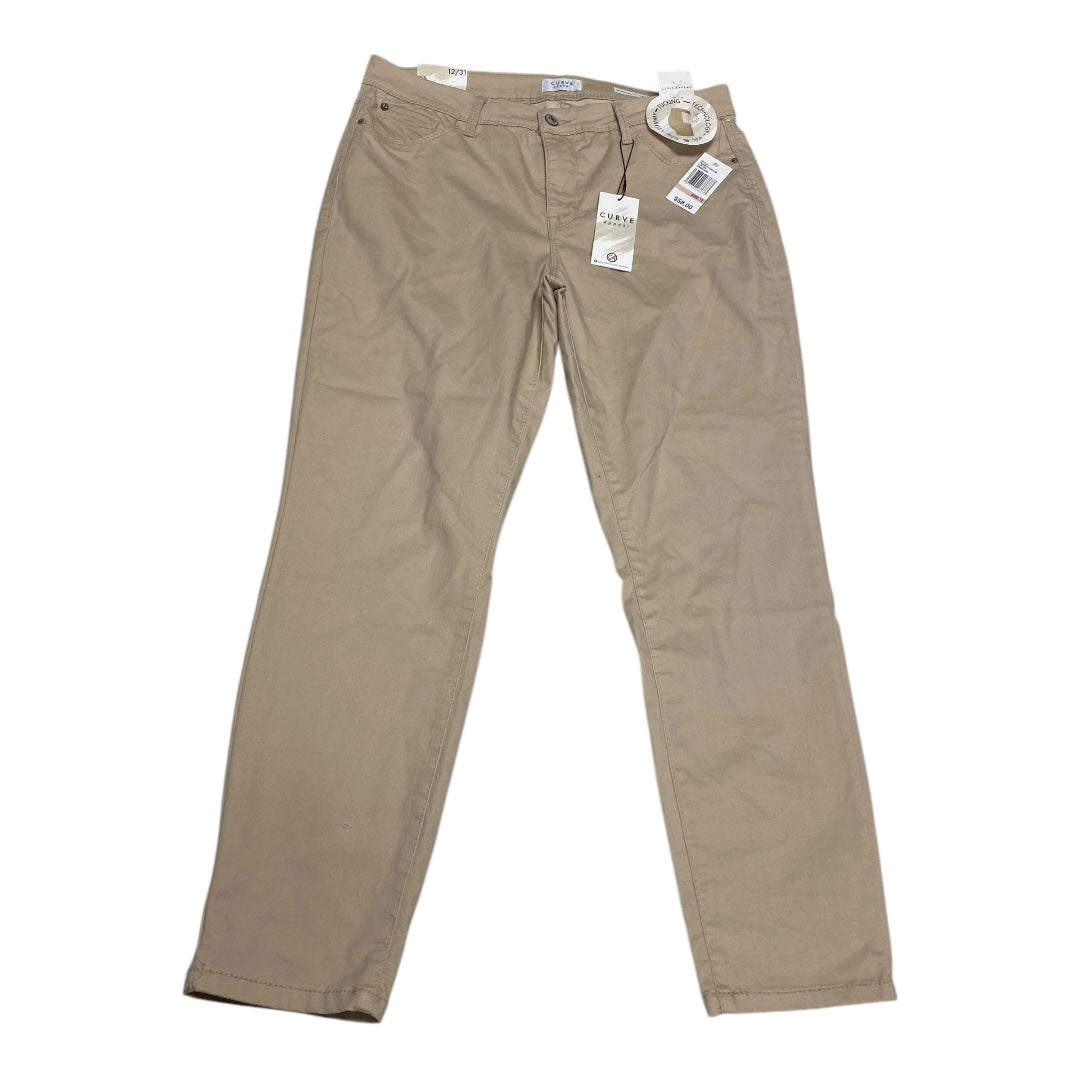 Pants Other By Curve Appeal In Tan, Size:12