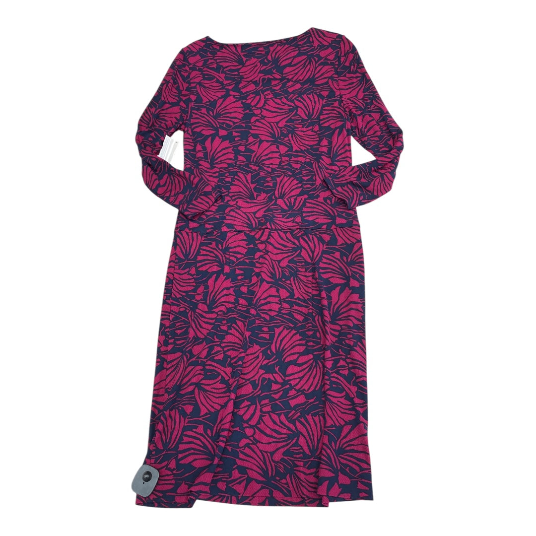 Dress Designer By Tory Burch In Blue & Pink, Size:L