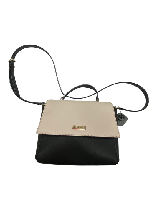 Handbag Designer By Kate Spade In Black & White, Size:Medium