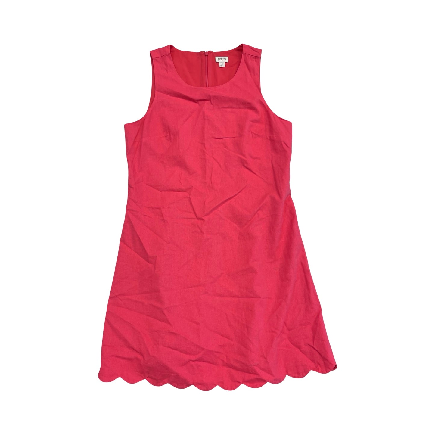 Dress Casual Midi By J. Crew In Pink, Size:10