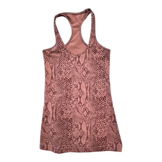 Athletic Tank Top By Lululemon In Animal Print, Size:6