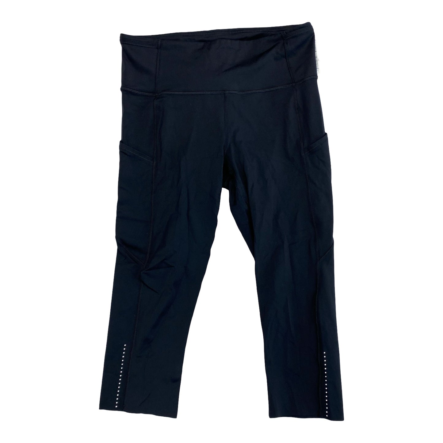 Athletic Capris By Lululemon In Black, Size:8