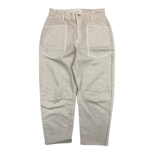 Jeans Straight By Evereve In Cream Denim, Size:6
