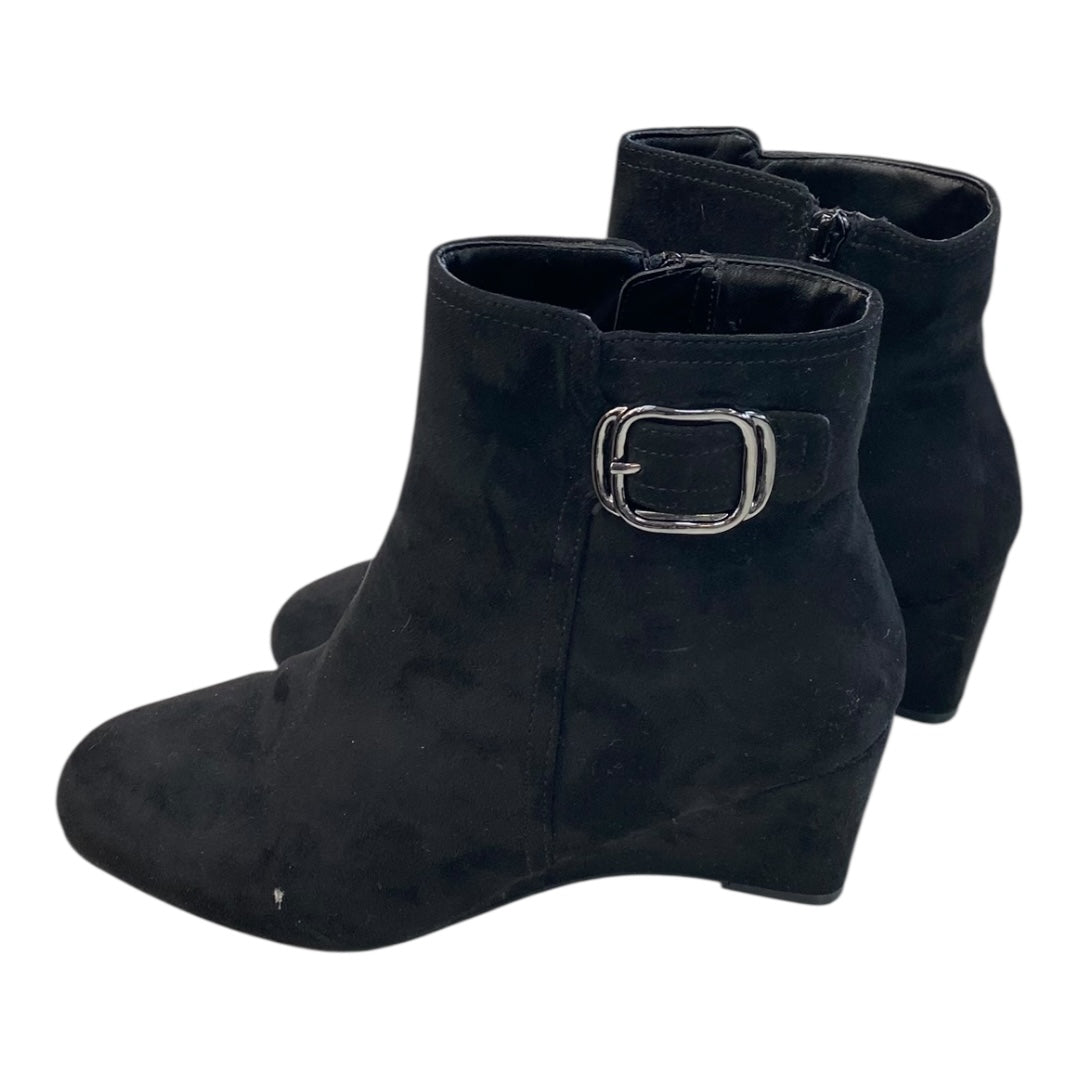 Boots Ankle Heels By Impo In Black, Size:7.5