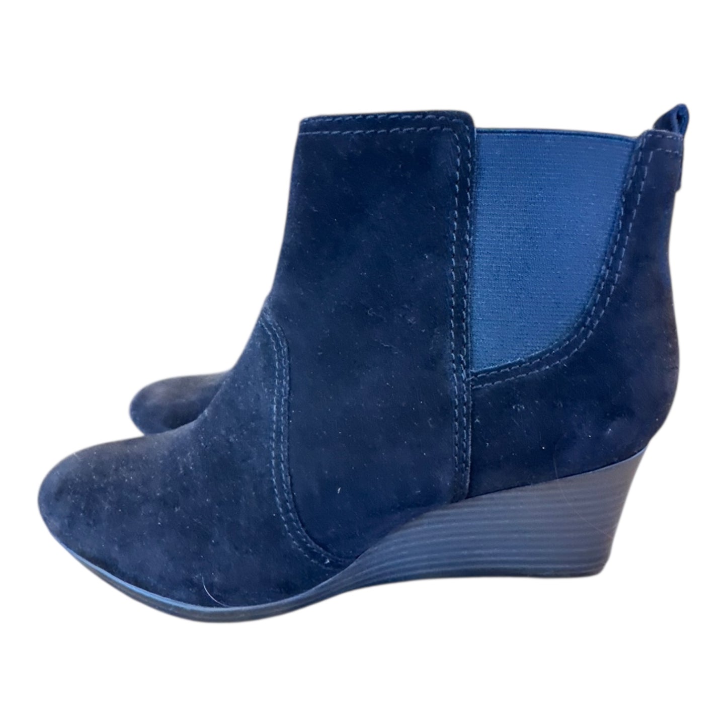 Boots Ankle Heels By Clarks In Black, Size:9