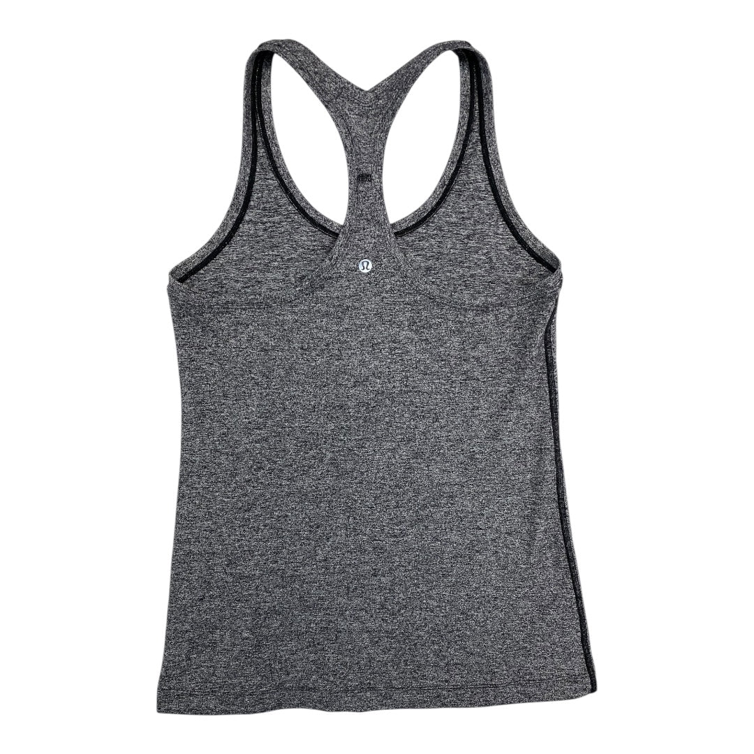 Athletic Tank Top By Lululemon In Grey, Size:M