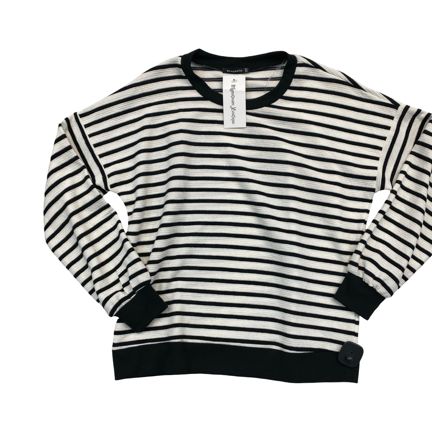 Sweater By Staccato In Black & White, Size:M