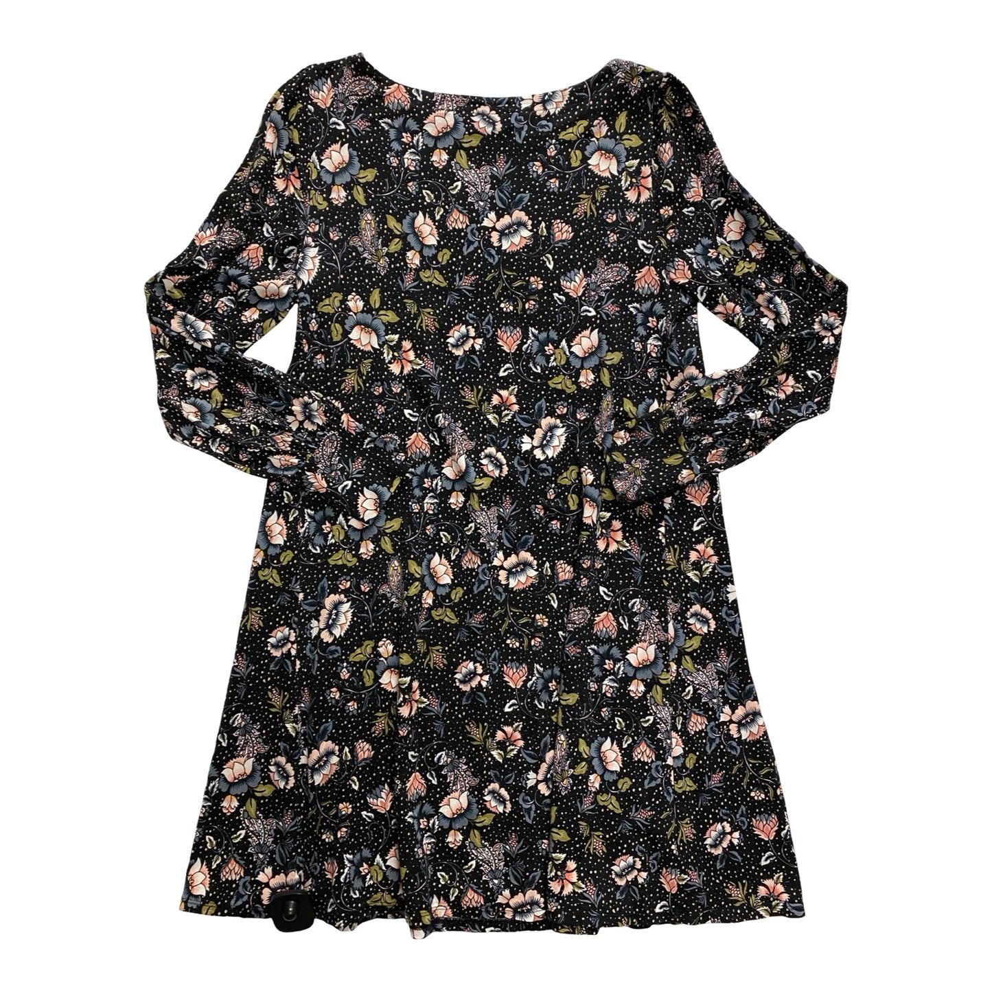 Dress Casual Midi By Loft In Floral Print, Size:S
