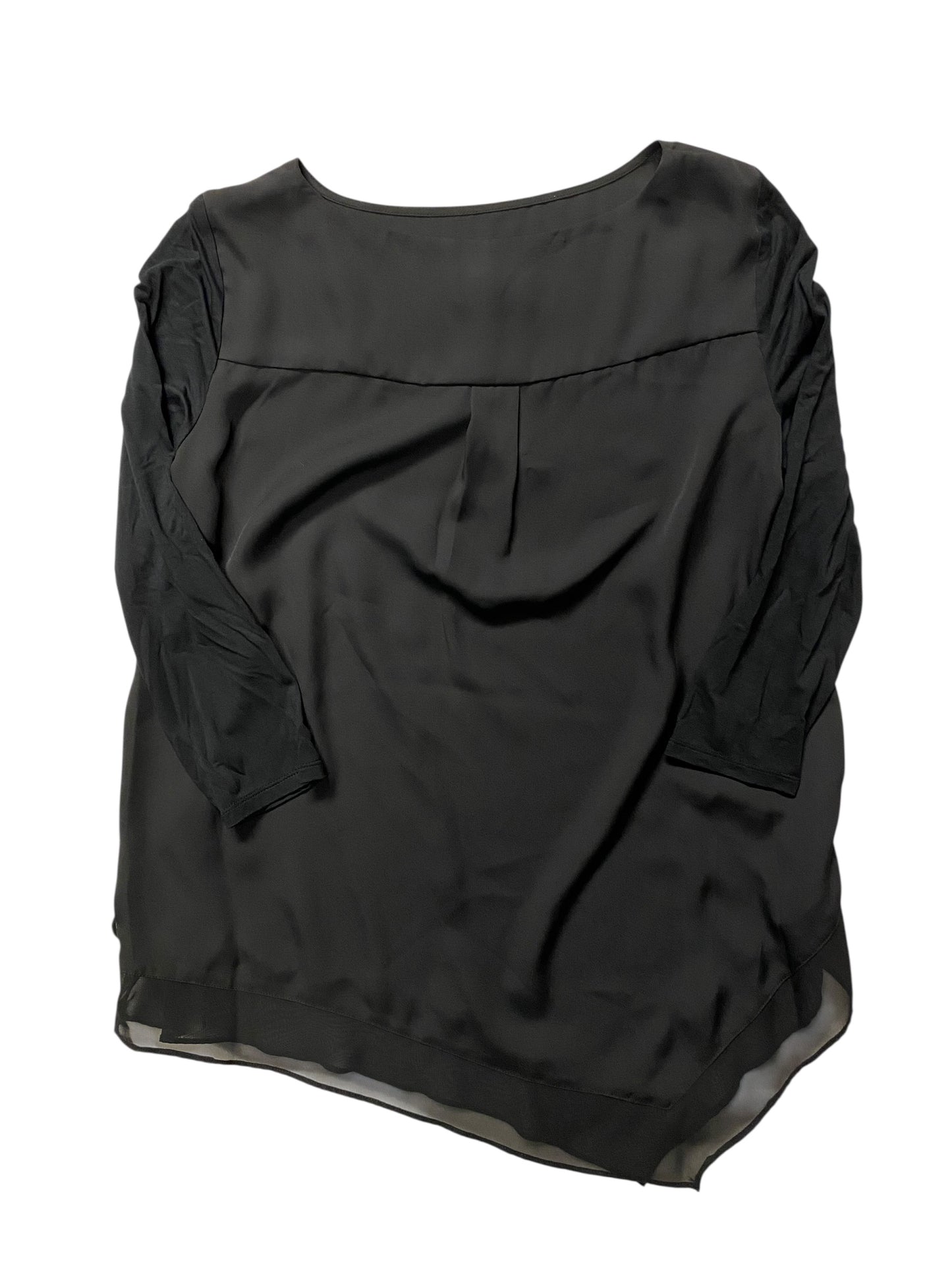 Top 3/4 Sleeve By Jones New York In Black, Size:6