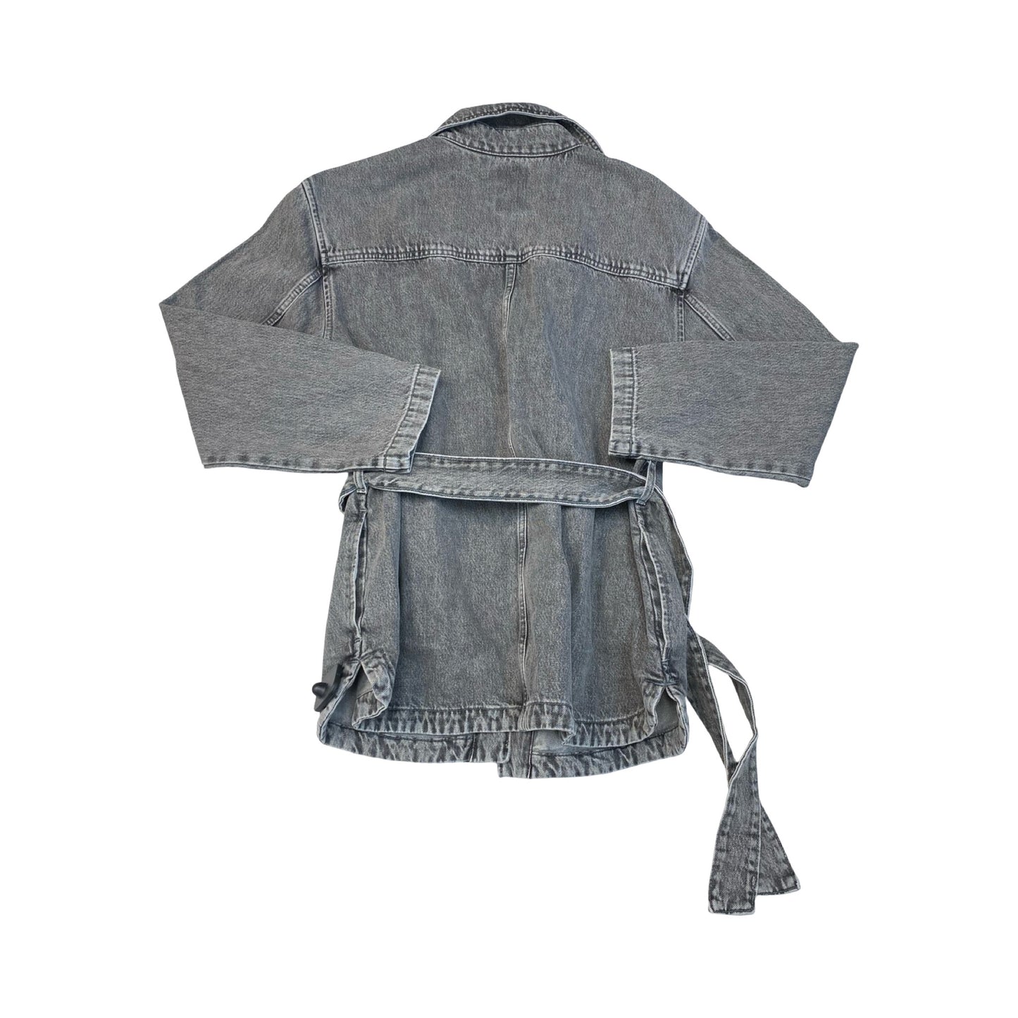 Jacket Denim By Gap In Black Denim, Size:S