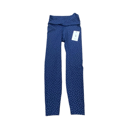 Athletic Leggings By Nike In Blue, Size:S