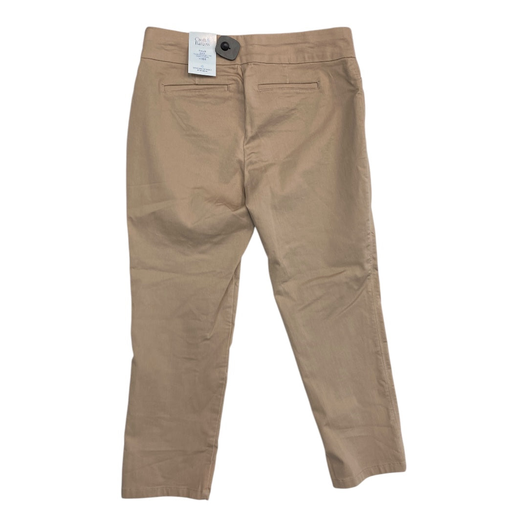 Pants Chinos & Khakis By Croft And Barrow In Tan, Size:14