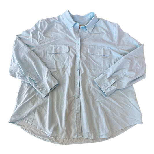 Top Ls By Chicos In Blue, Size:20