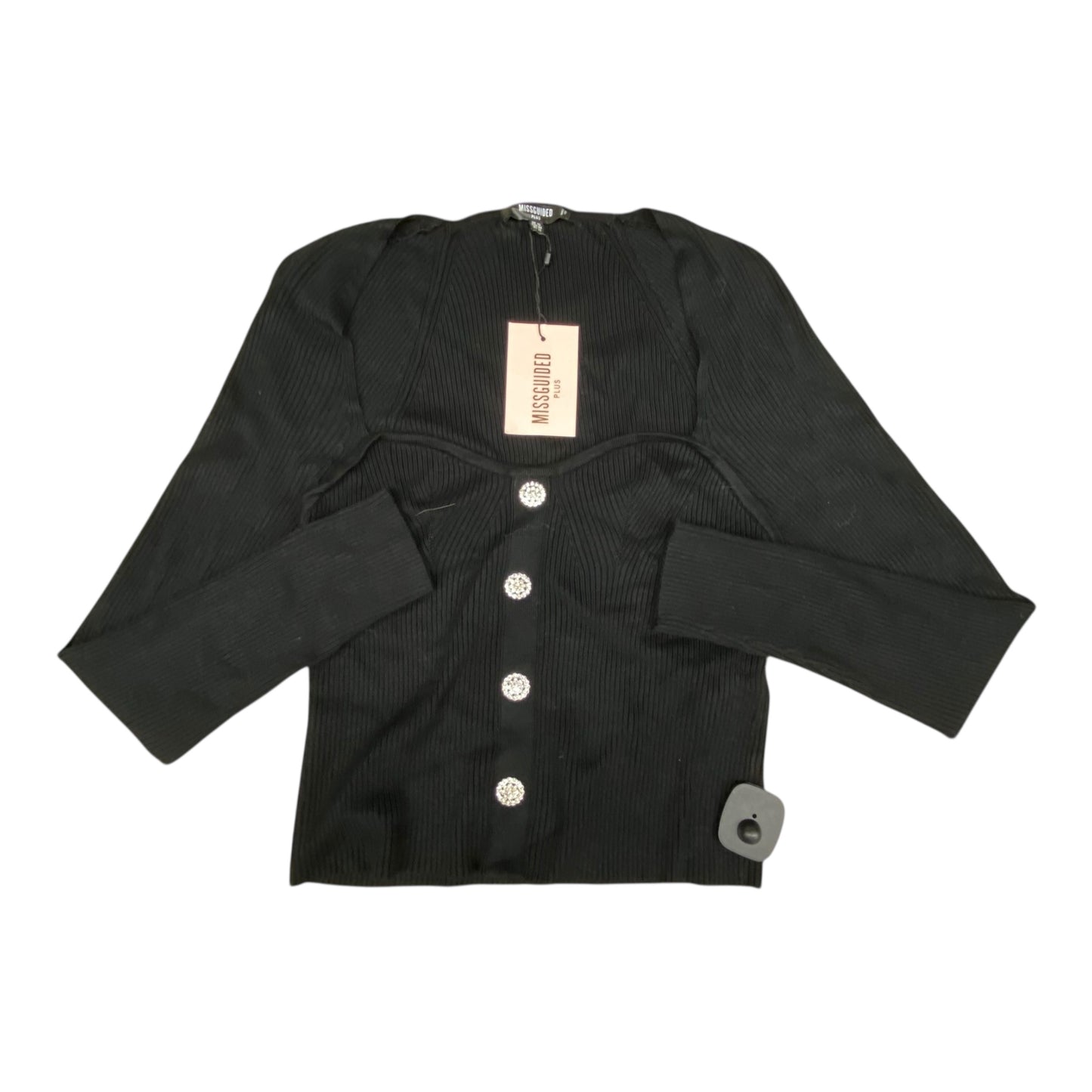 Sweater By Missguided In Black, Size:12