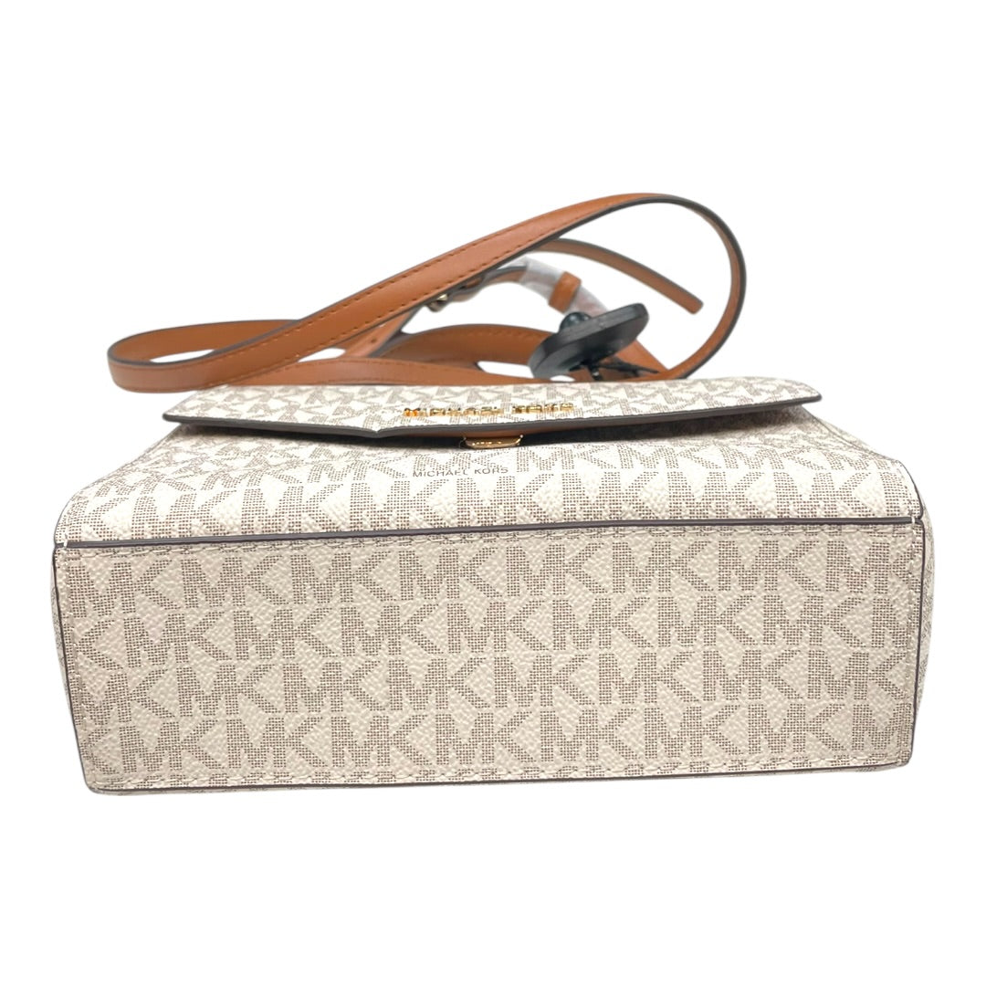 Handbag Designer By Michael Kors In White, Size:Small
