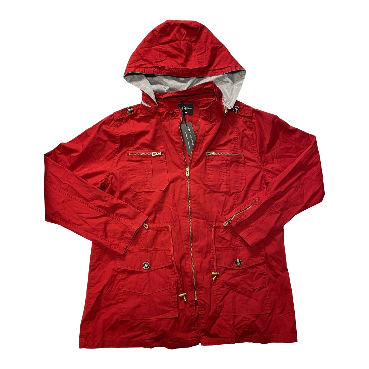 Jacket Utility By Cmc In Red, Size:1X
