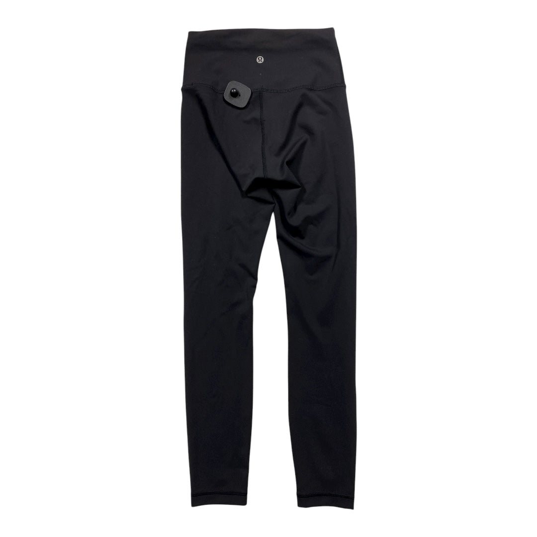 Athletic Leggings By Lululemon In Black, Size:4