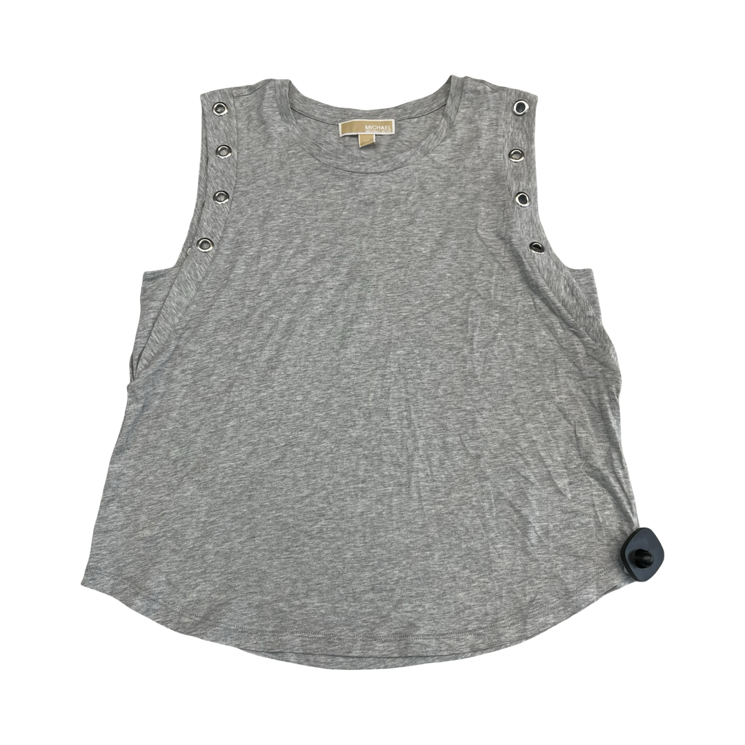 Top Sleeveless By Michael By Michael Kors In Grey, Size:L