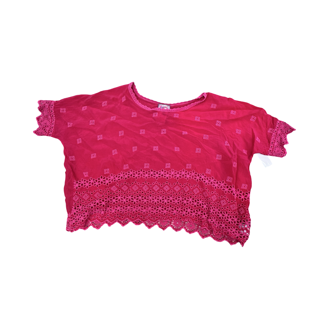 Top Ss Designer By Johnny Was In Pink, Size:S