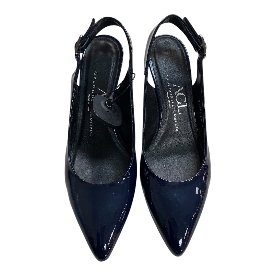 Shoes Heels Stiletto By Agl In Navy, Size:9