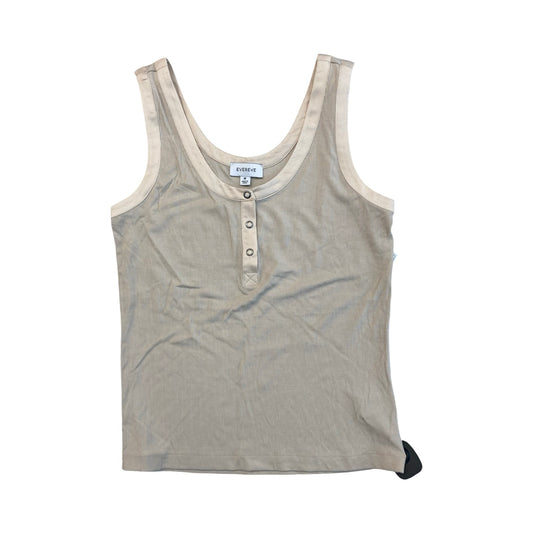 Top Sleeveless By Evereve In Tan, Size:M