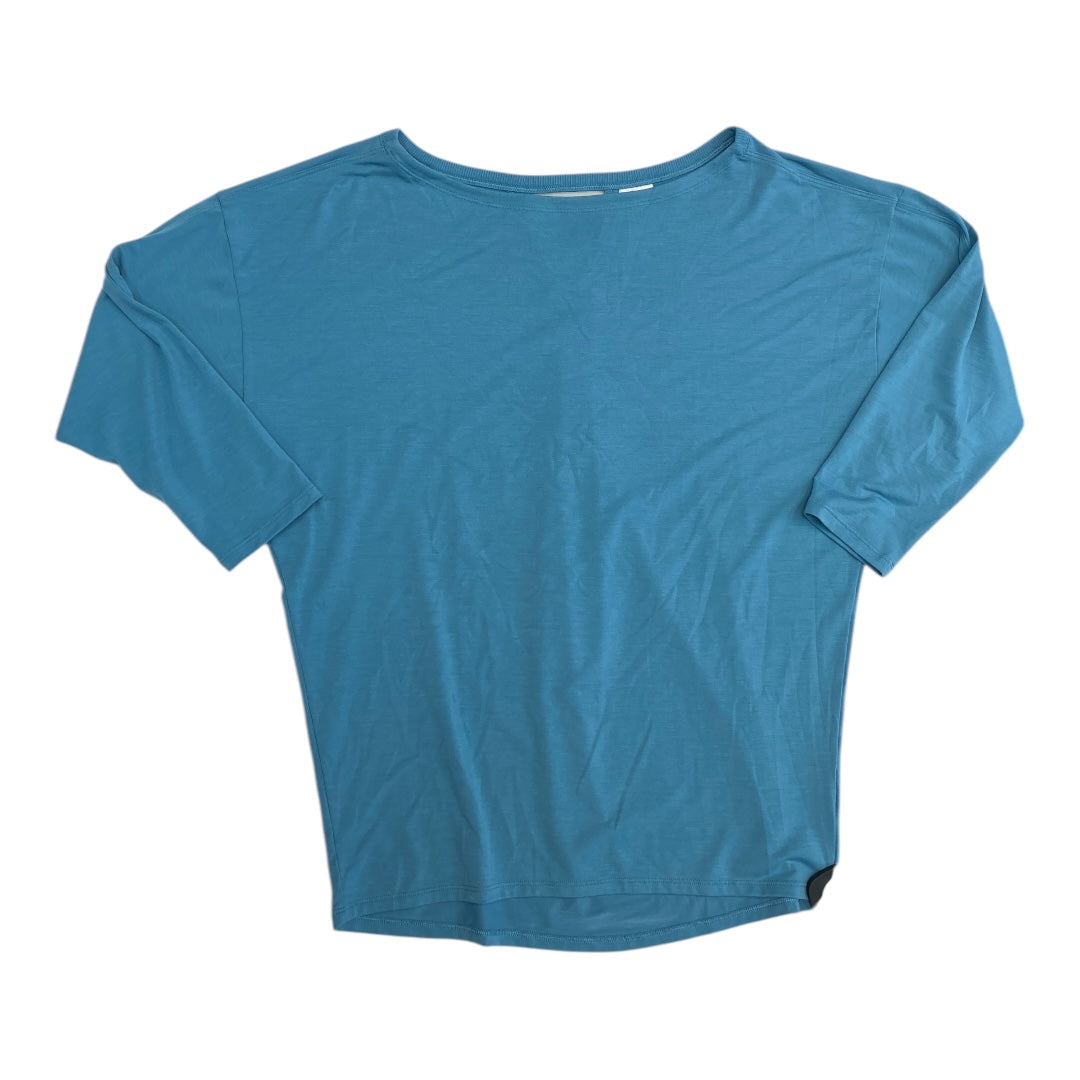 Athletic Top Ls Crewneck By Athleta In Blue, Size:Xs