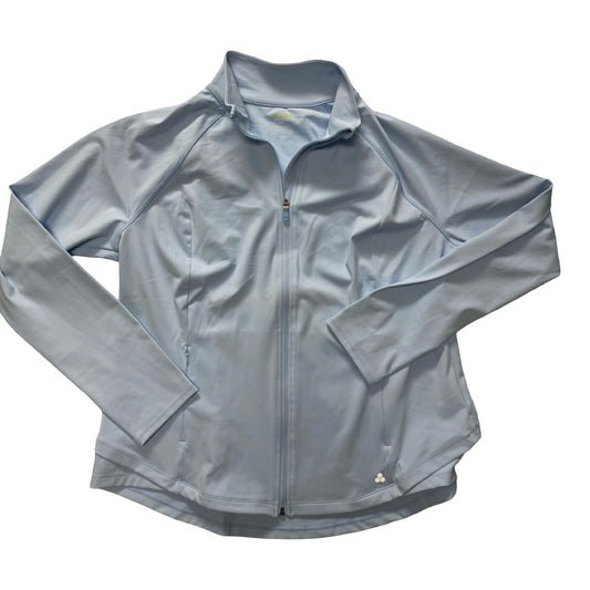 Athletic Jacket By Tek Gear In Blue, Size:Xxl
