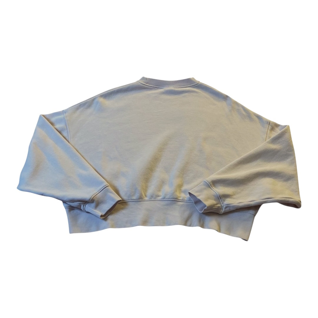Athletic Sweatshirt Crewneck By Nike In Cream, Size:S