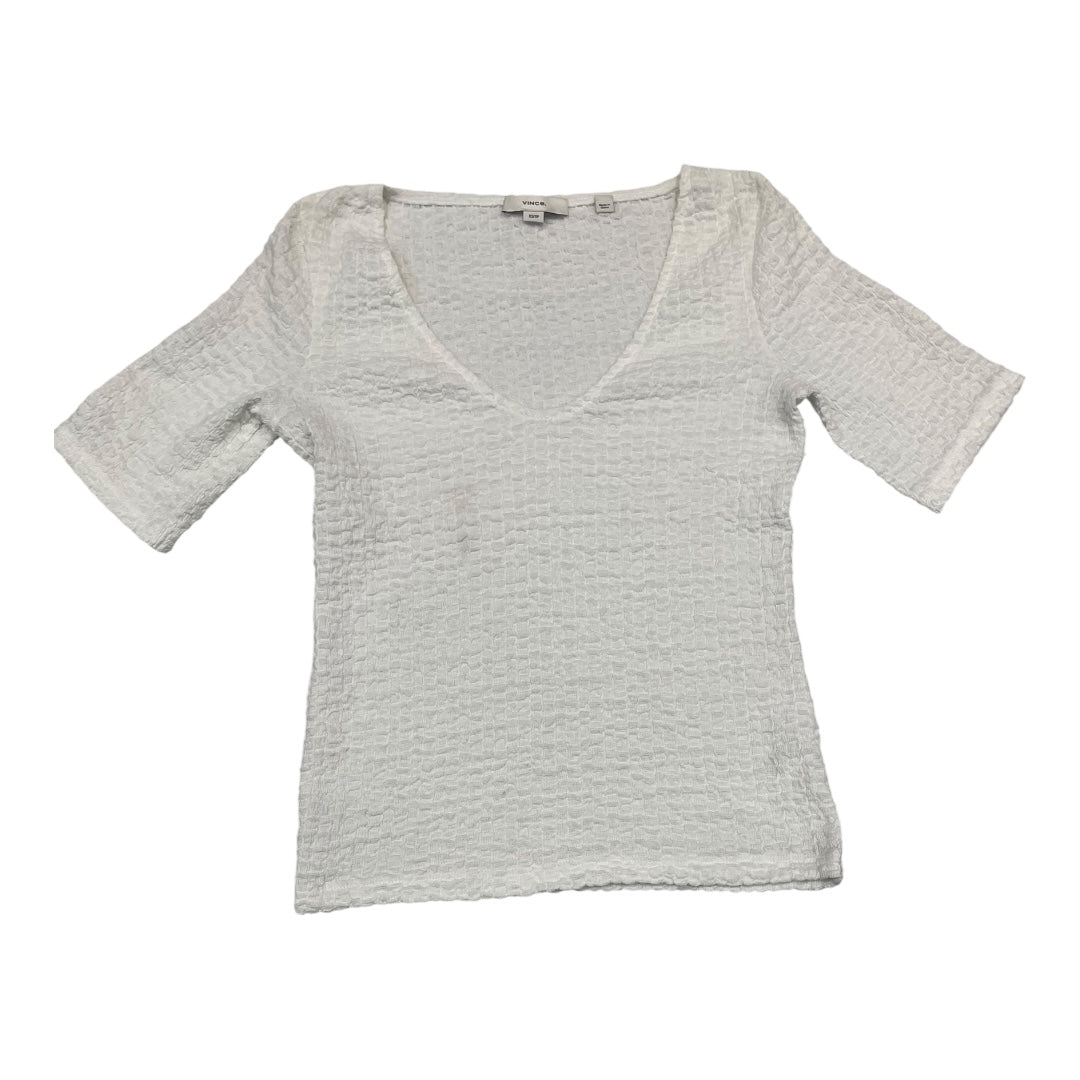 Top Ss Designer By Vince In White, Size:Xs