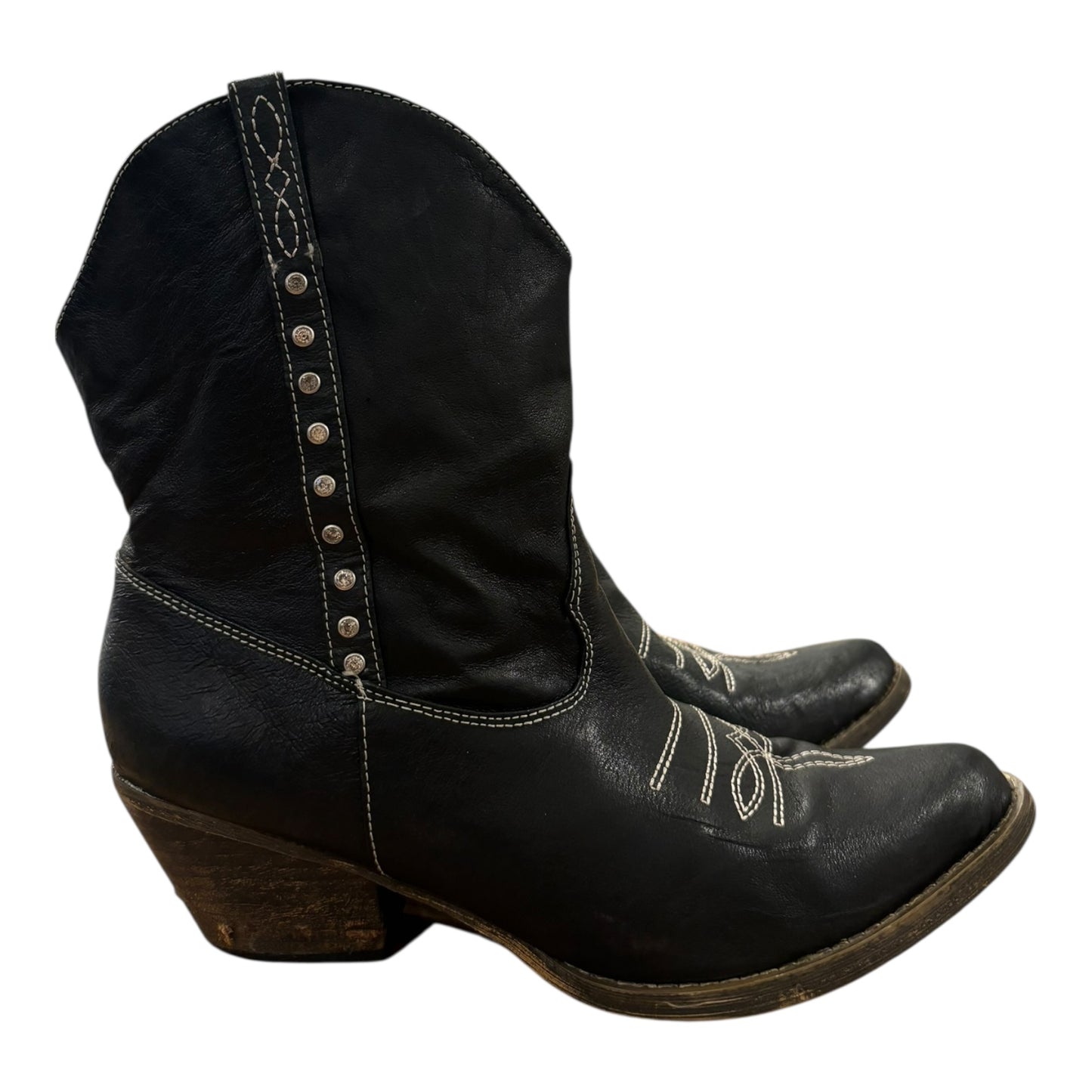 Boots Western By Very Volatile In Black, Size:9
