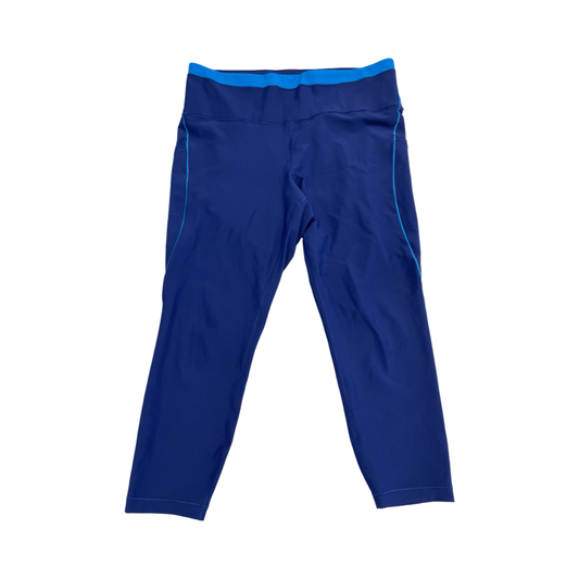 Athletic Capris By Athleta In Blue, Size:Xl