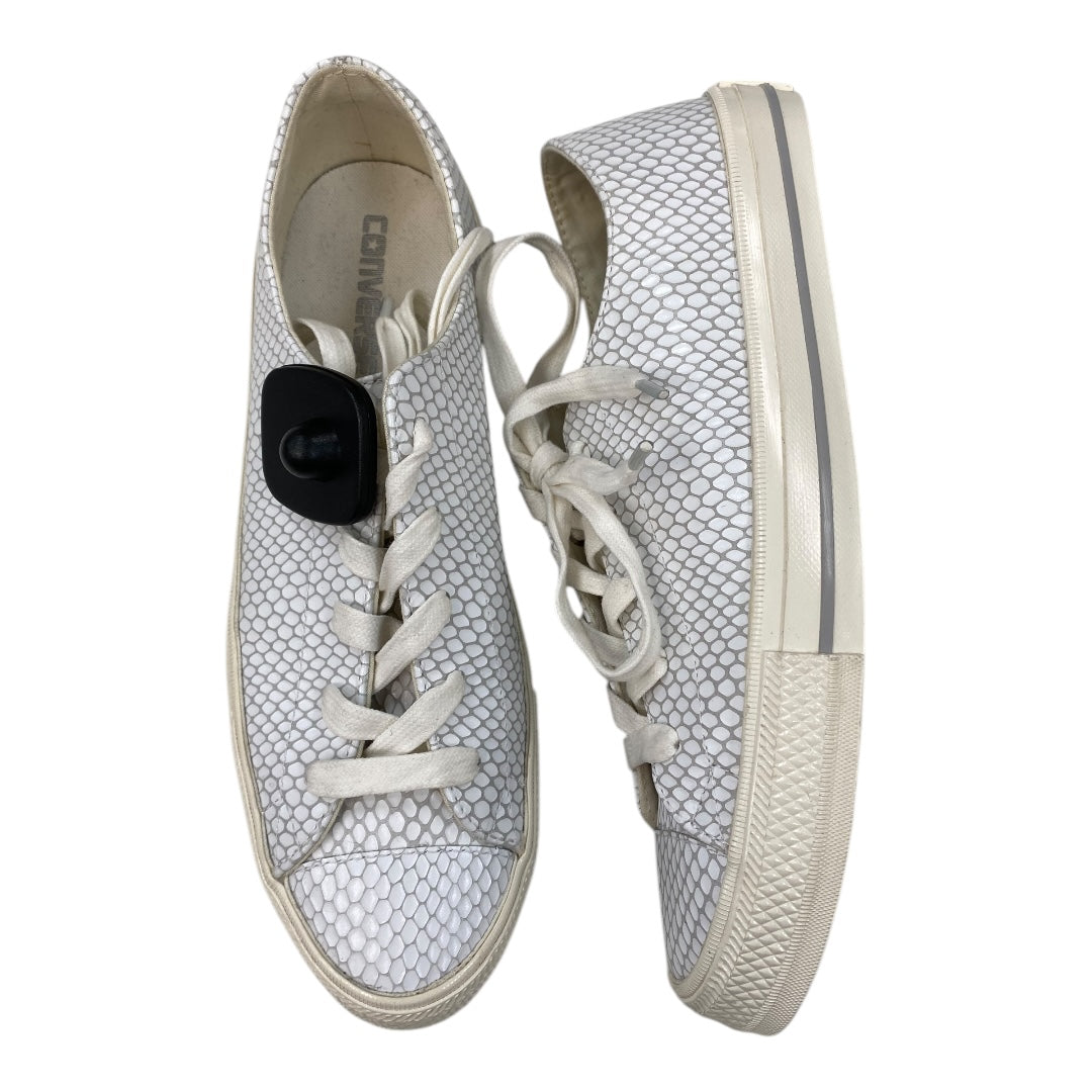 Shoes Sneakers By Converse In White, Size:9