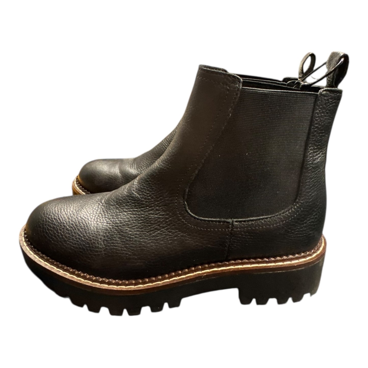 Boots Ankle Flats By Caslon In Black, Size:7