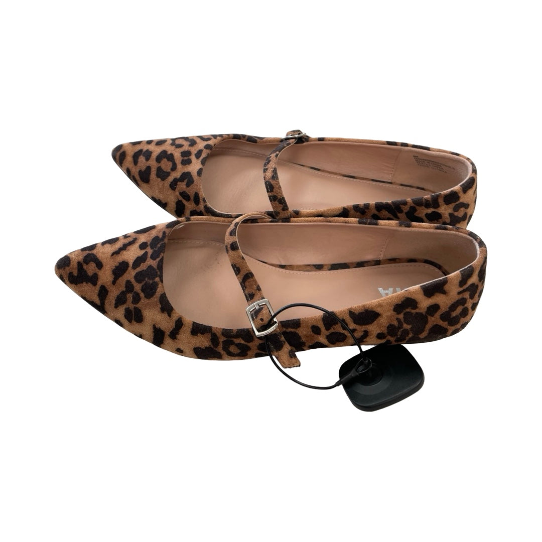 Shoes Flats By Mia In Animal Print, Size:9