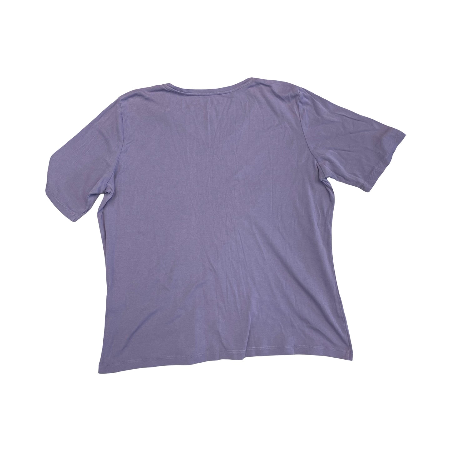Top Ss Basic By Chicos In Purple, Size:L