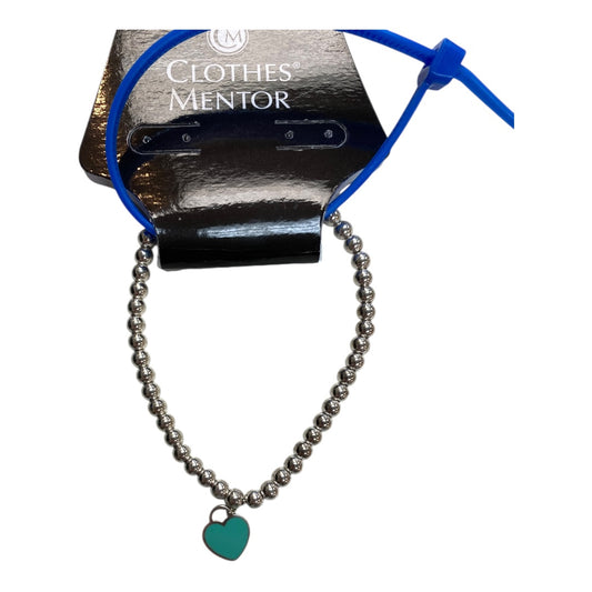 Bracelet Luxury Designer By Tiffany And Company In Blue & Silver