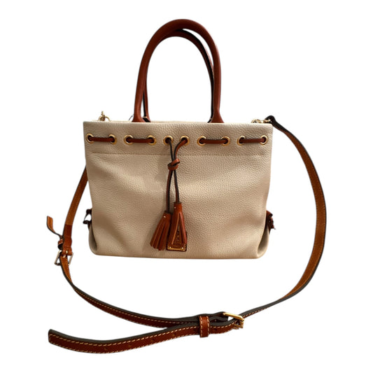 Handbag Designer By Dooney And Bourke In Cream, Size:Medium