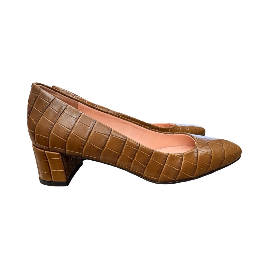 Shoes Heels Block By J. Crew In Brown, Size:5.5