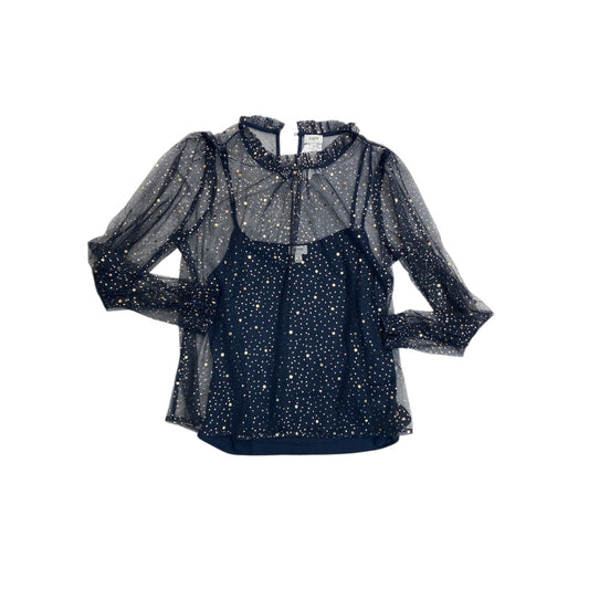 Top Ls By J. Crew In Blue, Size:M