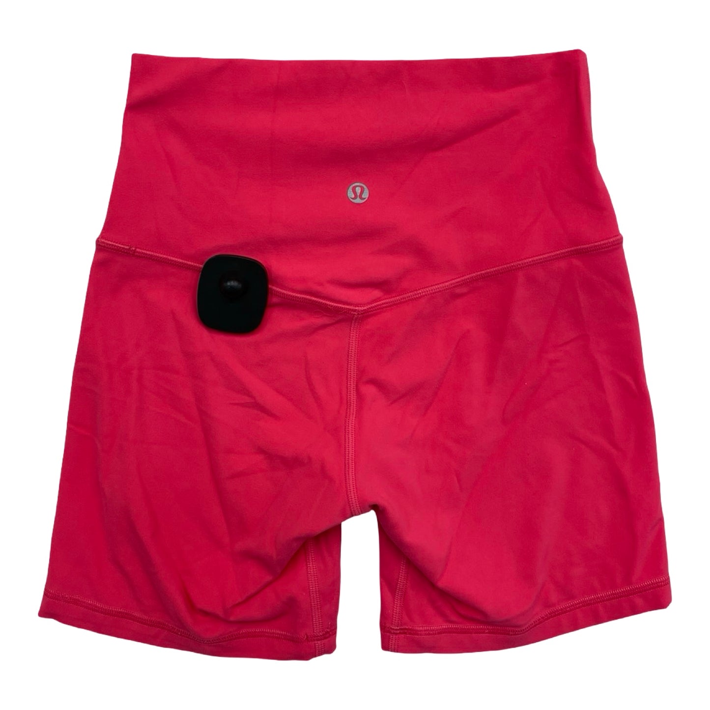 Athletic Shorts By Lululemon In Pink, Size:4
