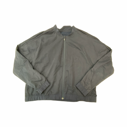 Athletic Jacket By Lululemon In Navy, Size:S