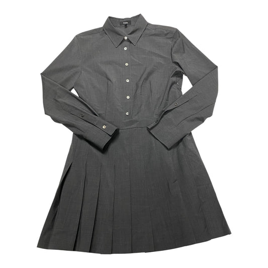 Dress Casual Midi By Theory In Grey, Size:10