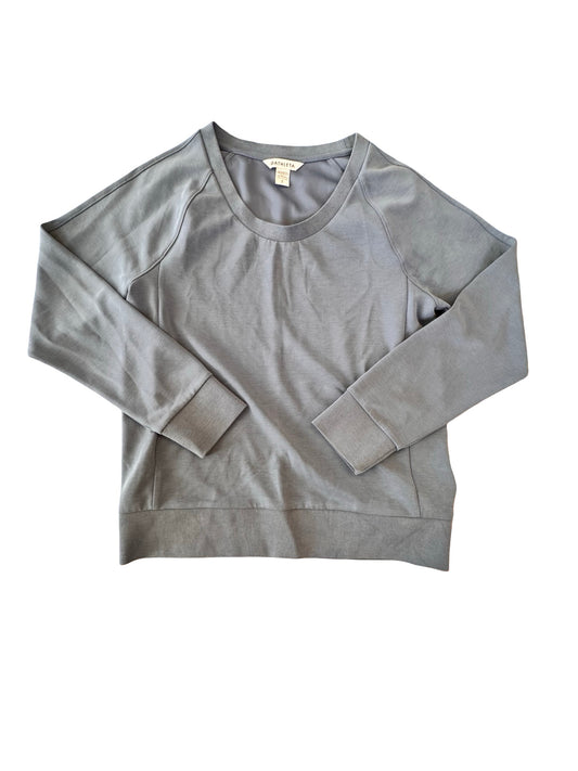 Athletic Top Ls Collar By Athleta In Blue, Size:S