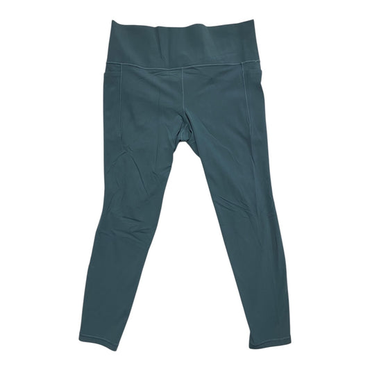 Athletic Leggings By Athleta In Blue, Size:Xl