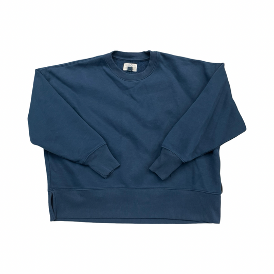 Athletic Top Ls Crewneck By American Eagle In Navy, Size:S