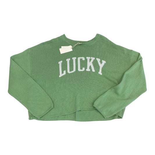 Sweater By Z Supply In Green, Size:Xl